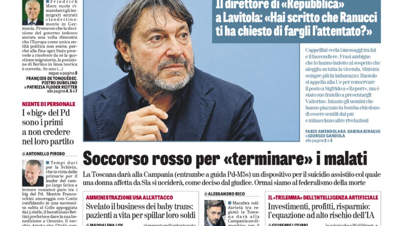 Oggi in edicola