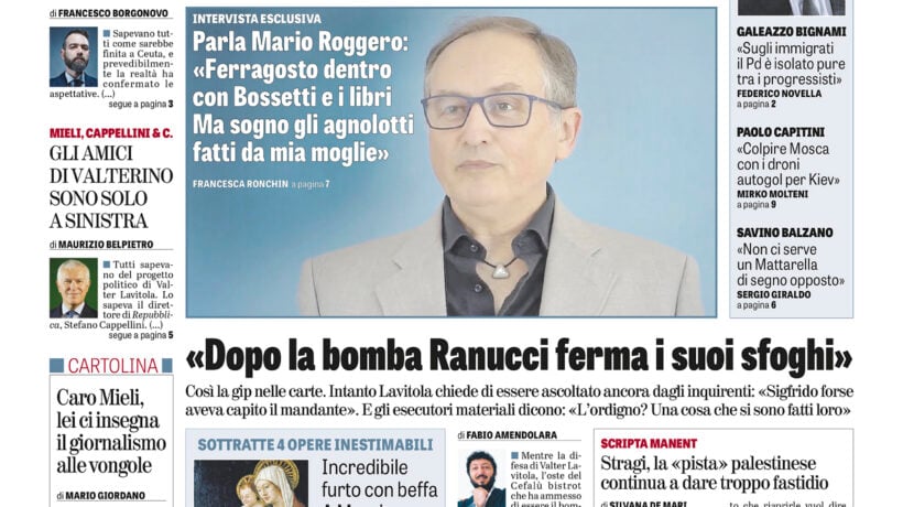 Oggi in edicola