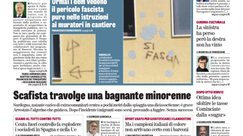 Oggi in edicola