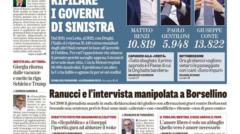 Oggi in edicola