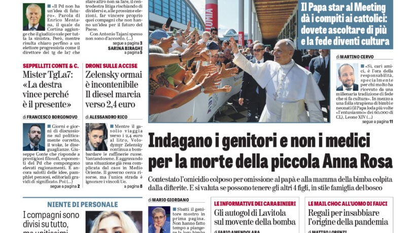 Oggi in edicola