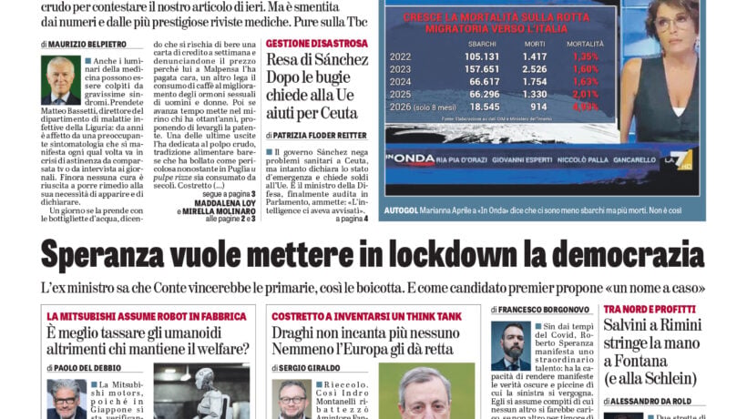 Oggi in edicola