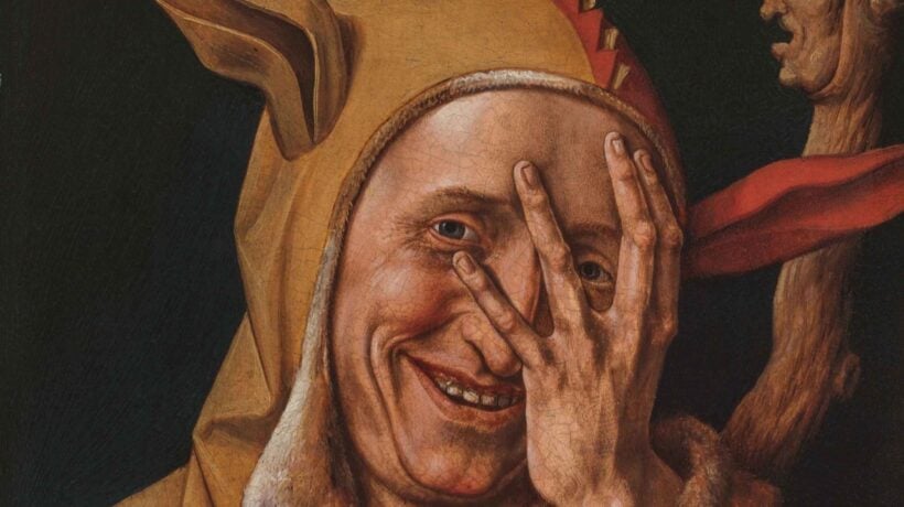 Folle che guarda attraverso le dita del Maestro del 1537