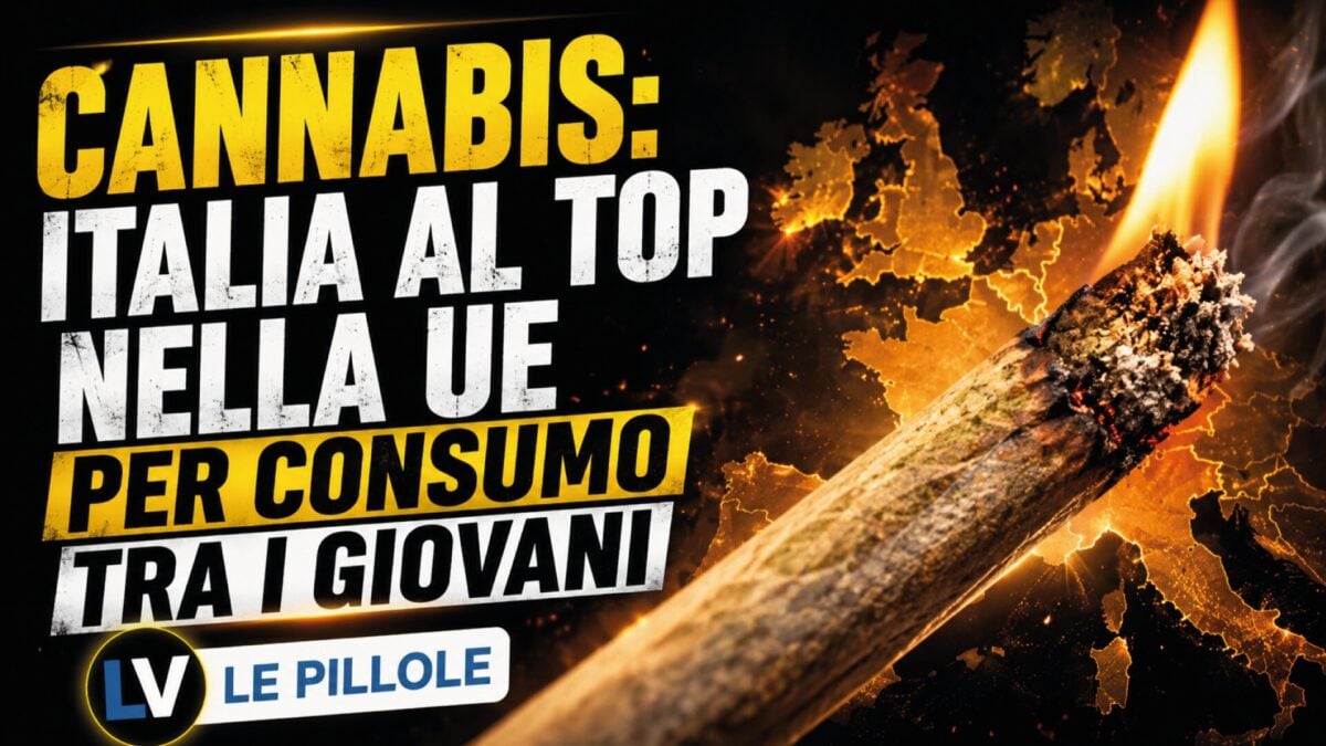 Cannabis: Italia al top nella Ue per consumo tra i giovani
