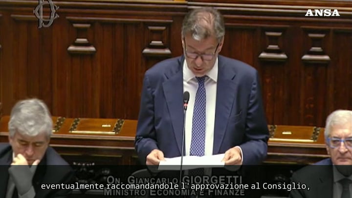 Giorgetti: «Ok Ue alla clausola a ottobre, poi lo scostamento»