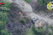 Incendio in Calabria, arrestato un allevatore ripreso da un drone