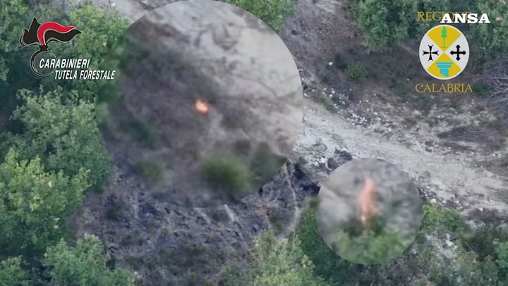 incendio in calabria arrestato un allevatore ripreso da un drone da Laverita.info incendio in calabria arrestato un allevatore ripreso da un drone