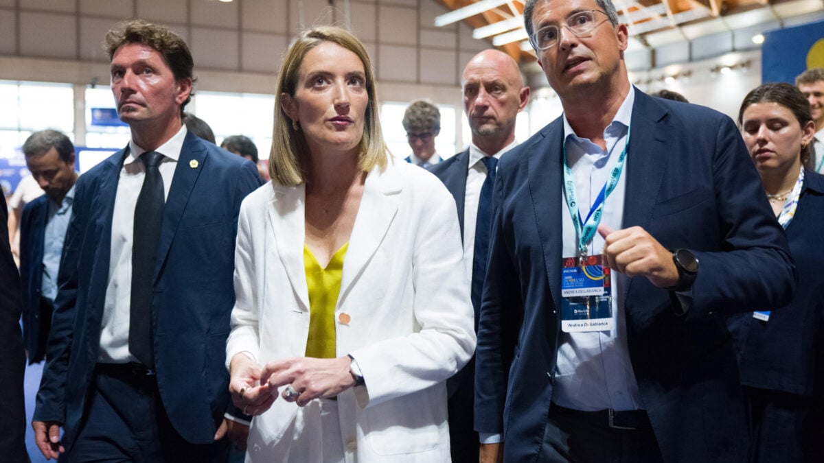 Meeting di Rimini, Metsola: «L’Ue deve rafforzare il mercato unico»