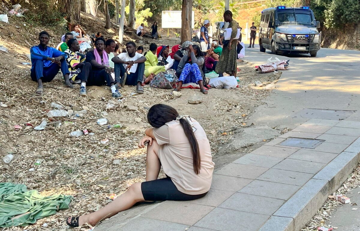 migranti spagna fiumicino