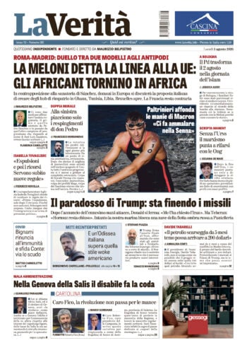 Oggi in edicola