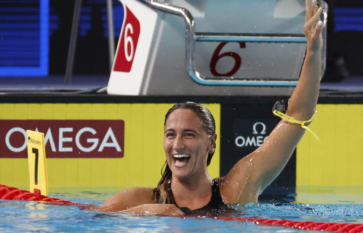 Simona Quadarella oro nei 400 stile libero agli Europei di nuoto di Parigi