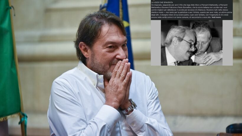 Mr. «Report» delira: si paragona perfino a Falcone e Borsellino