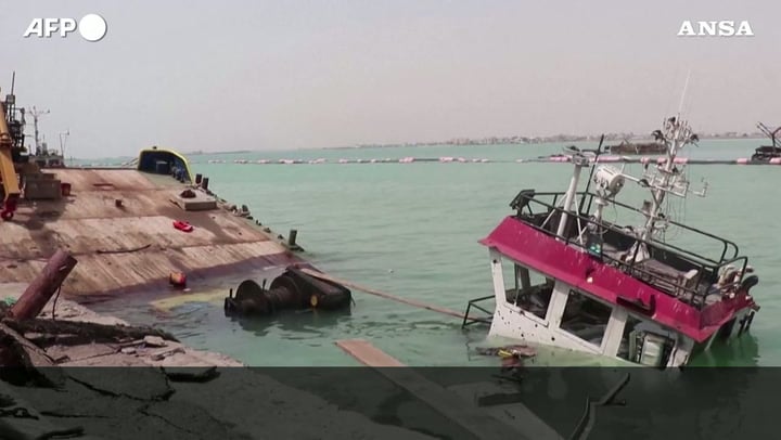 Yemen, i danni al porto di Mocha dopo l’attacco degli Houthi
