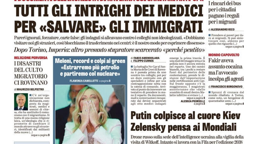 Oggi in edicola