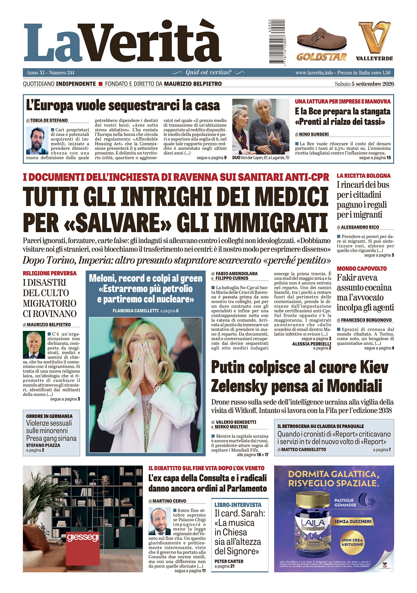 Oggi in edicola