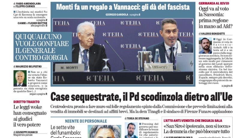 Oggi in edicola