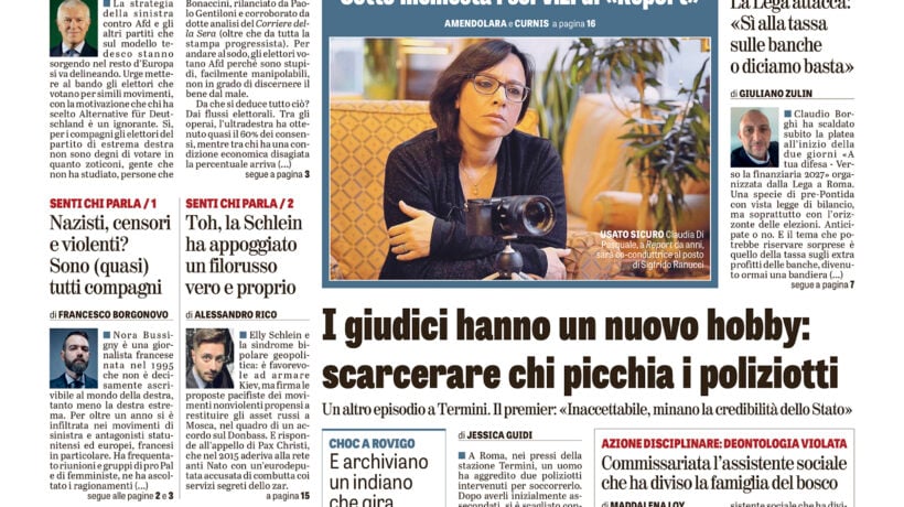 Oggi in edicola del 9 settembre 2026