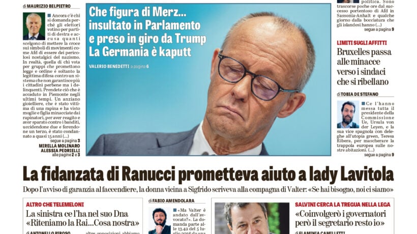 Oggi in edicola del 10 settembre 2026
