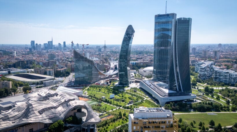 La Torre Hadid, sede di Generali, nel quartiere CityLife a Milano