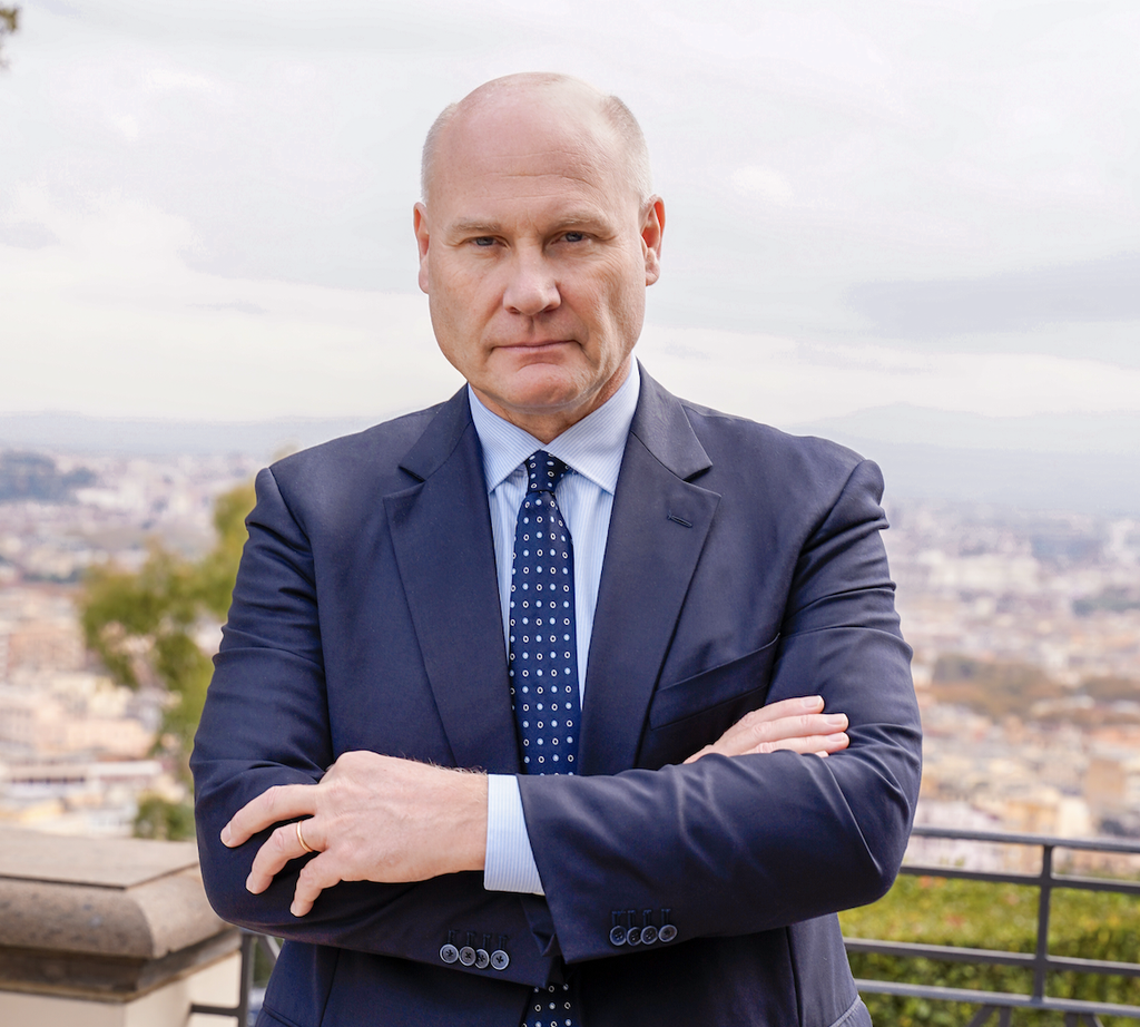 Primo piano di Federico Vecchioni, presidente esecutivo del Gruppo BF