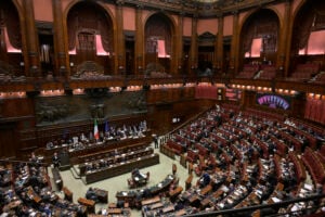 Aula della Camera dei deputati durante una seduta parlamentare