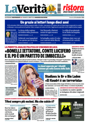 Oggi in edicola del 20 settembre 2026
