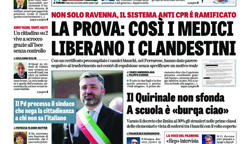 Oggi in edicola del 25 settembre 2026