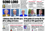 La prima pagina de La Verità di martedì 8 settembre 2026