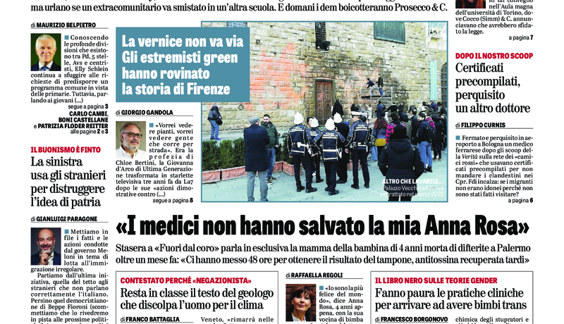 Oggi in edicola del 27 settembre 2026