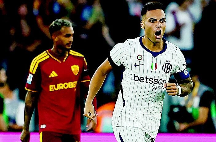 L’Inter lo rifà anche con la Roma. Prende due gol, poi inizia a giocare