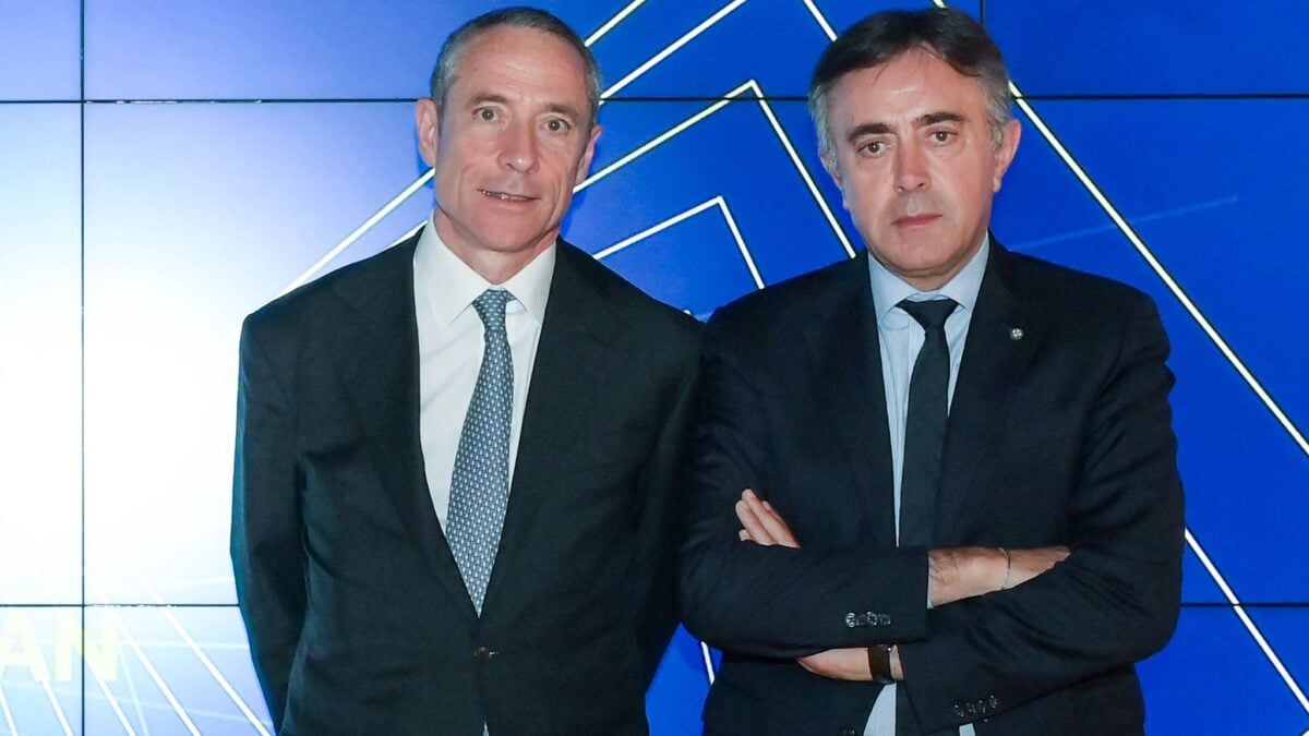 Matteo Del Fante e Giuseppe Lasco di Poste Italiane
