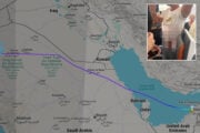 Tracciato del volo Flydubai FZ1073 e passeggero con la maglietta macchiata di sangue