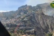 Incendio a Taormina, le immagini aeree del rogo