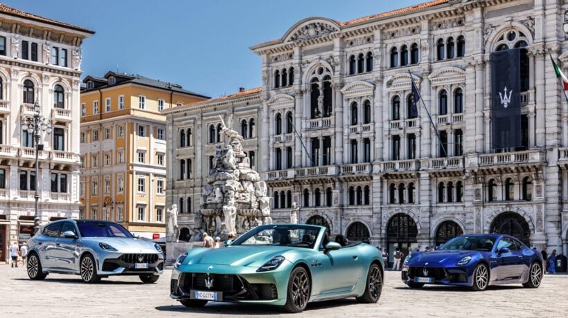 L’ultimo «tridente» di Maserati sfila tra le curve e il mare di Trieste