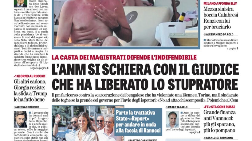 Oggi in edicola