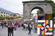 Fa una svastica coi vessilli del Pride. Aiutante del vescovo nel mirino Lgbt