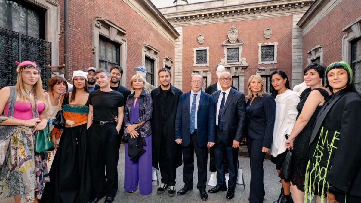 Daniela Michelino, Sabato De Sarno, Fulvio Bonavitacola e Sergio Mazzarella alla Milano Fashion Week