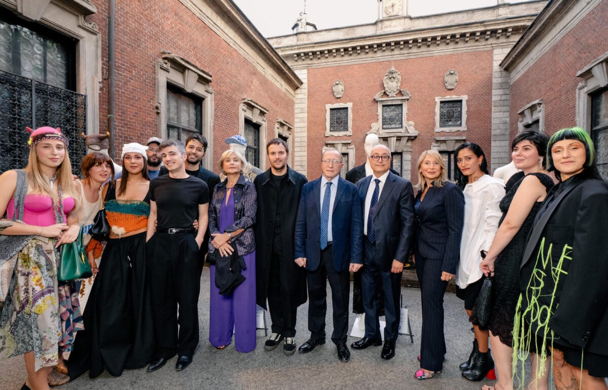 Daniela Michelino, Sabato De Sarno, Fulvio Bonavitacola e Sergio Mazzarella alla Milano Fashion Week