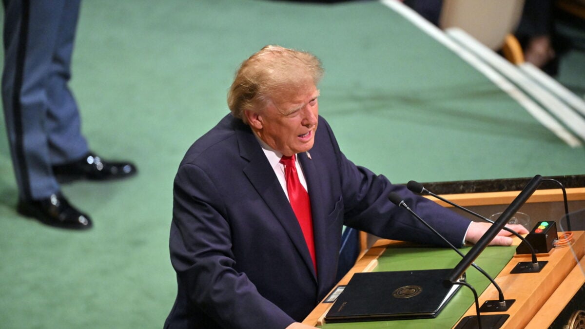 Donald Trump parla all’Assemblea generale dell’Onu a New York