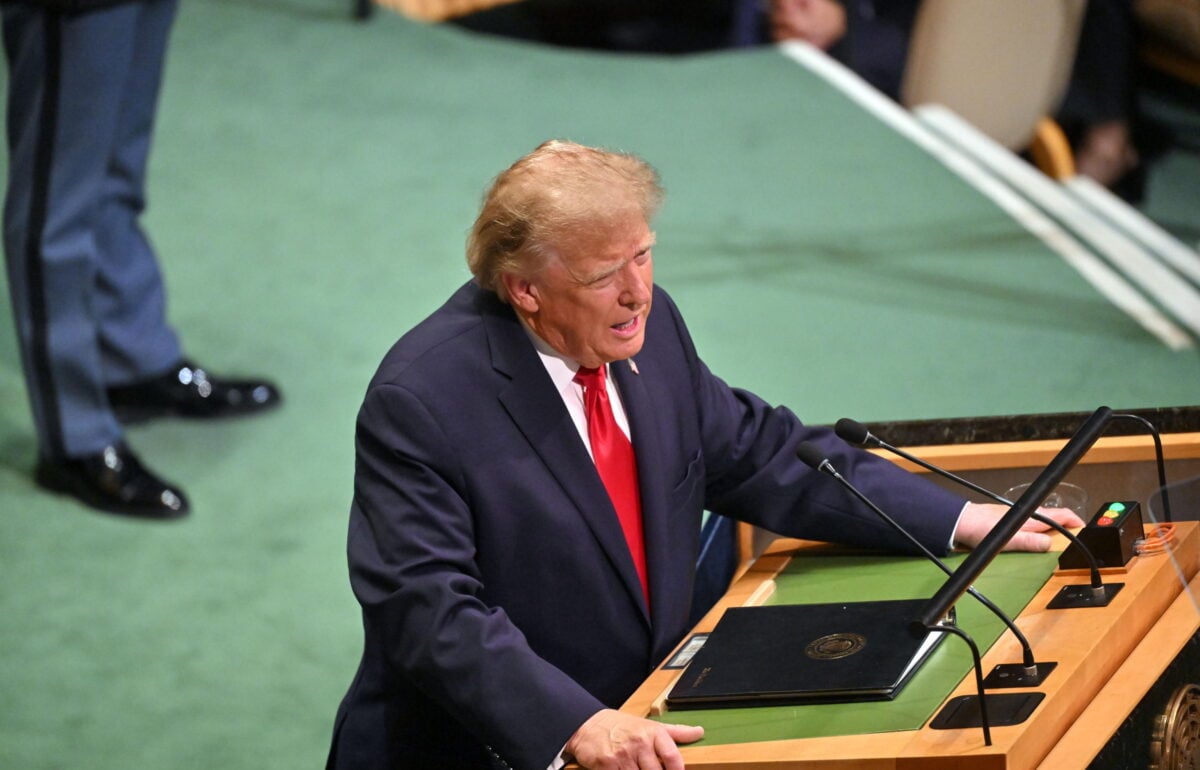 Donald Trump parla all’Assemblea generale dell’Onu a New York
