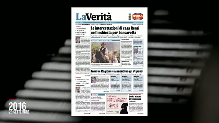 I 10 anni de «La Verità» in 20 copertine