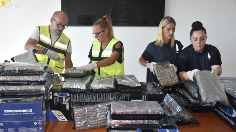 sequestro droga kayak