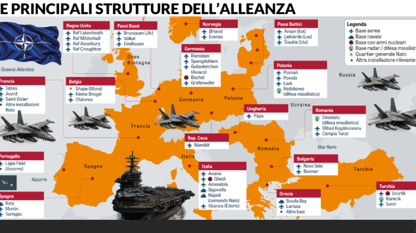 Basi Nato nel mirino, cresce l’allerta in Europa