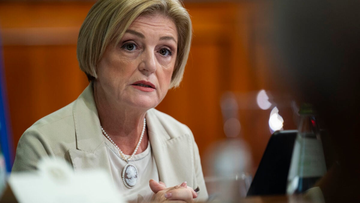 Marina Calderone, ministro del Lavoro e delle Politiche sociali