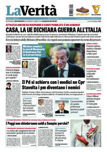 Oggi in edicola del 2 ottobre 2026