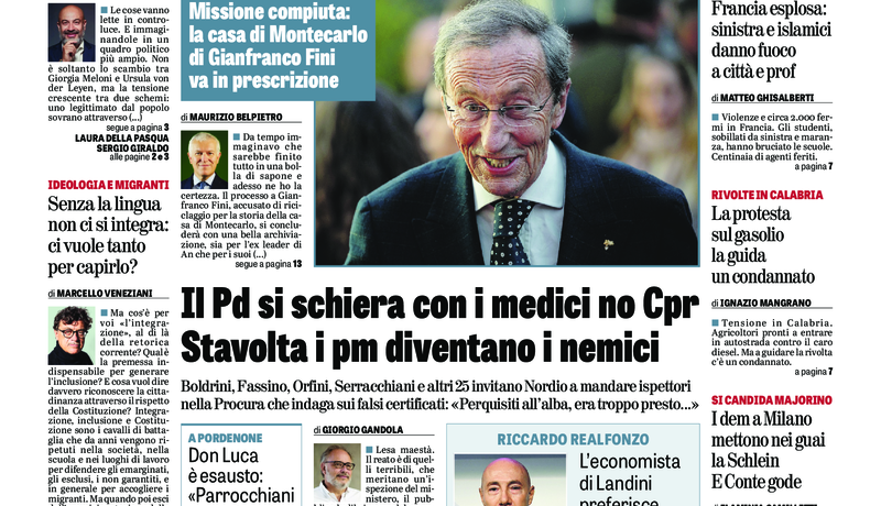 Oggi in edicola del 2 ottobre 2026