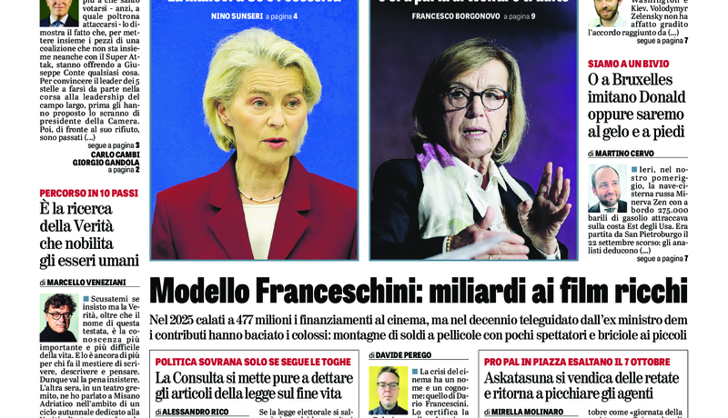 Oggi in edicola del 11 ottobre 2026