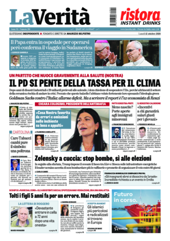 Oggi in edicola del 12 ottobre 2026