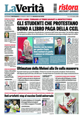 Oggi in edicola del 15 ottobre 2026