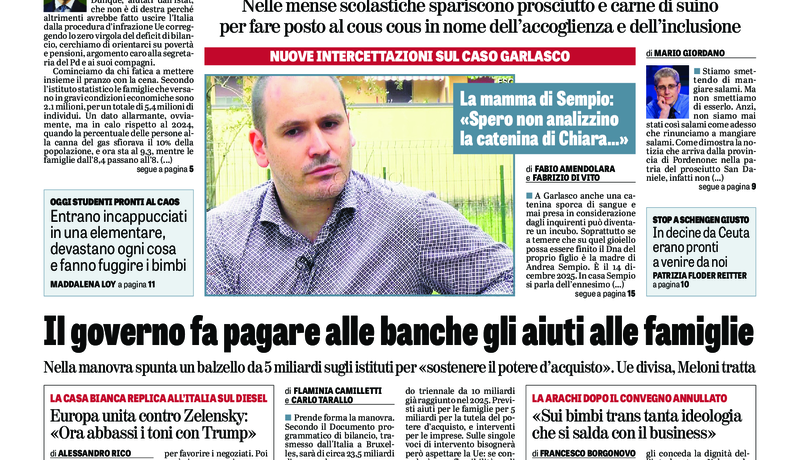Oggi in edicola del 16 ottobre 2026